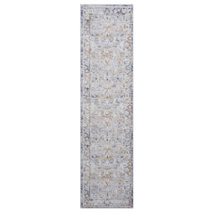 PAYAS Collection 2X8 Ivory / Grey / Traditional Runner Rug