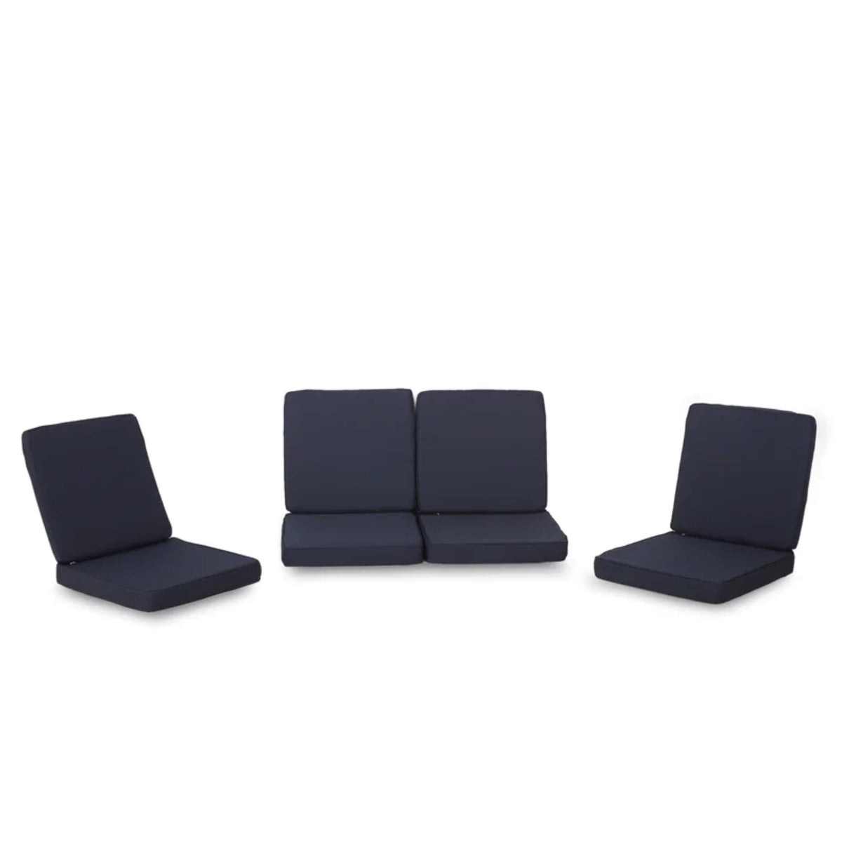 CAROLINA CLUB CHAIR CUSHION SET, BACK CUSHION AND SEAT CUSHION, NAVY, SET OF 4 (63513.00 CUSHION SET)