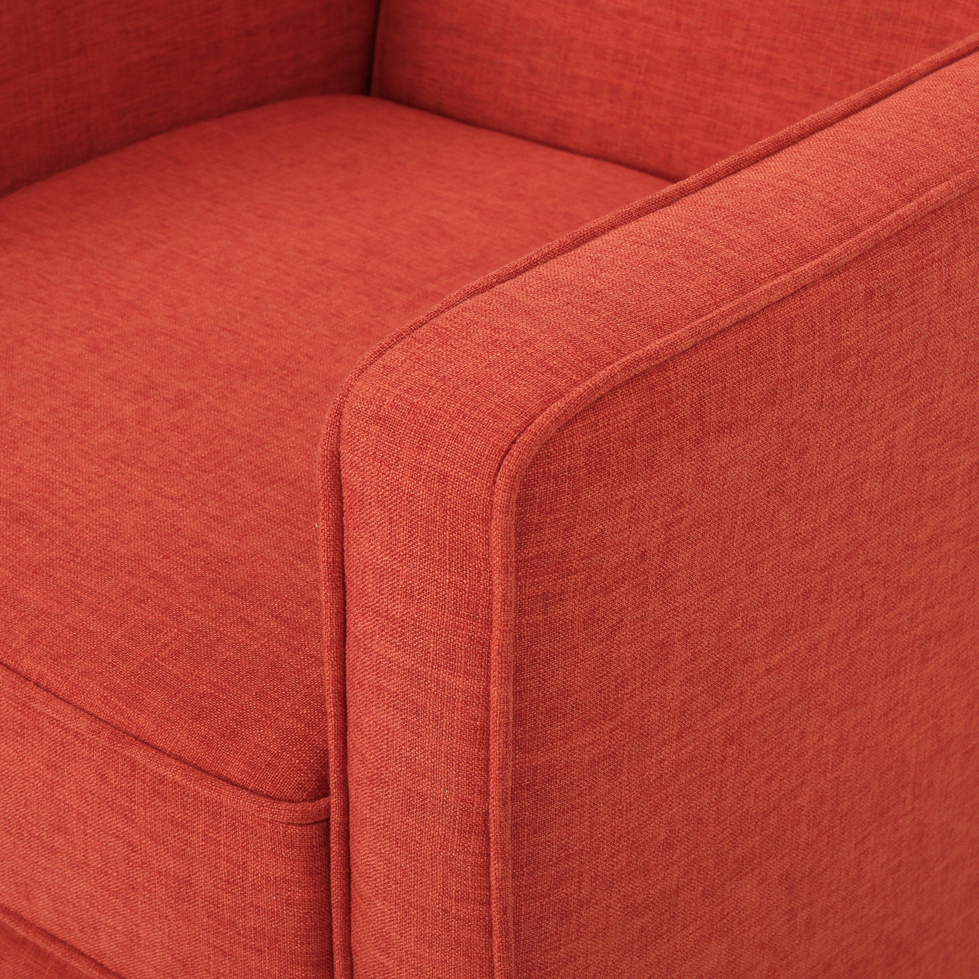 Fabric Recliner Chair Mid-Century Modern Recliner Pushback Single Recliner Sofa with Thicker Seat Cushion Tufted Upholstered Sofa with Wooden leg for Living Room Bedroom