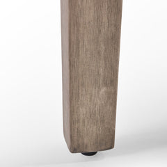 HAMPTON WOOD + WICKER OTTOMAN