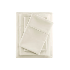 4-Piece Cal King Cooling Cotton Blend Sheet Set, Ivory