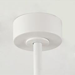 Best-selling 52-inch modern white ceiling fan with light, featuring 3 ABS plastic blades, remote control operation, reversible DC motor, and dimmable LED lighting.