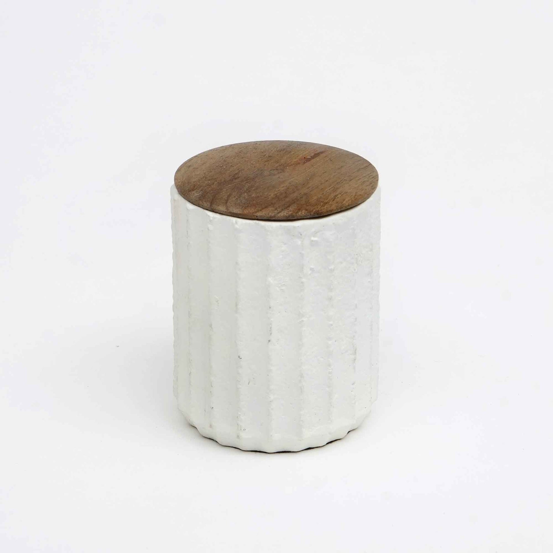 Jar Candle  Ecomix Wax Fill With Wooden Lid - Vanilla Lavender, 6oz