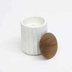 Jar Candle  Ecomix Wax Fill With Wooden Lid - Vanilla Lavender, 6oz