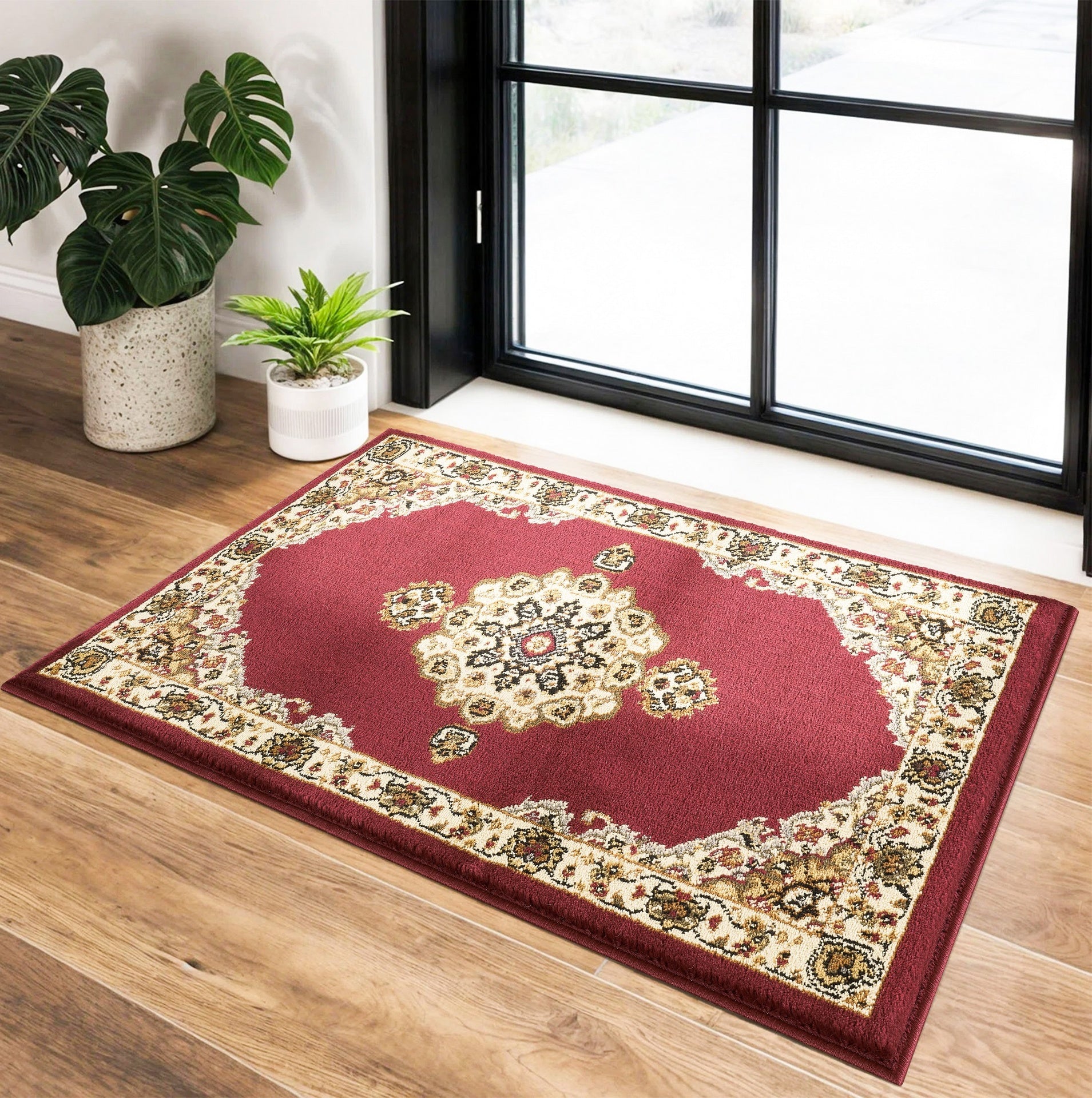 Classic GC_VIN5009 Red 2 ft. x 3 ft. Area Rug