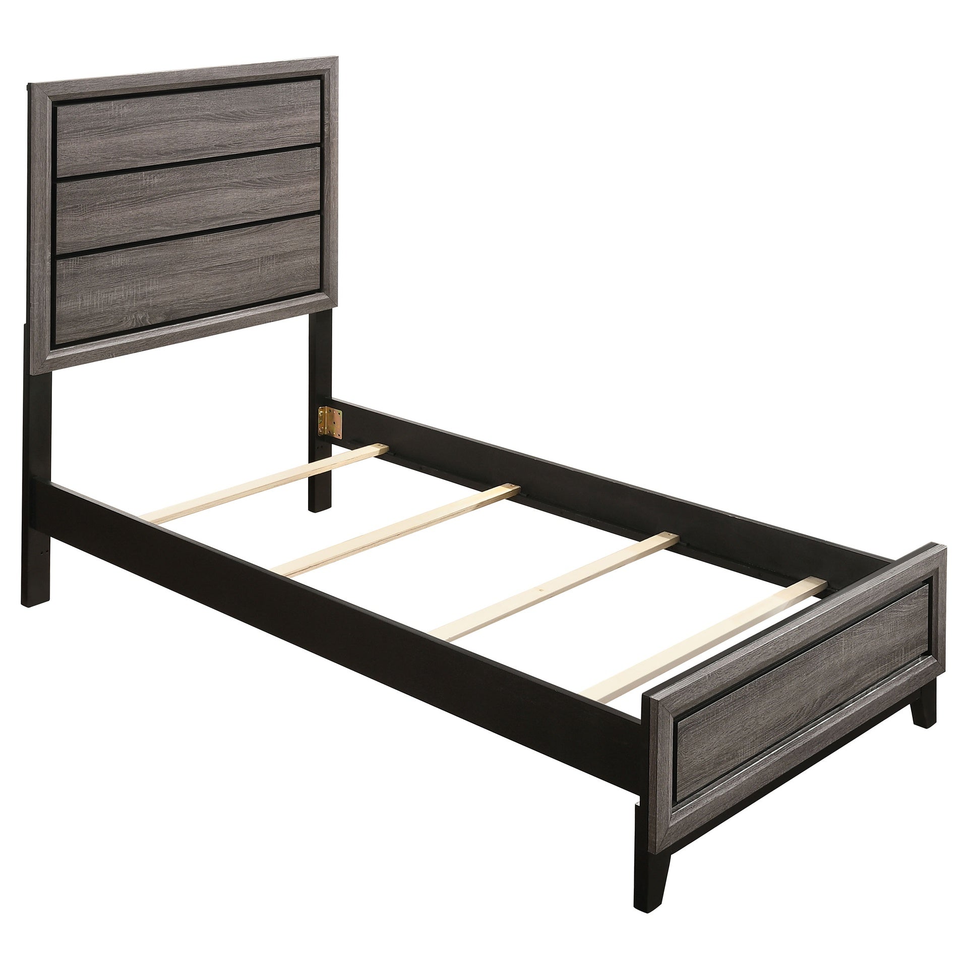 Cabrillo Grey Oak 4-piece Twin Bedroom Set