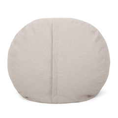 Zeon 6.5 Foot Striped  Cylindrical Bean Bag, Natural Color with ligt Brown Stripes