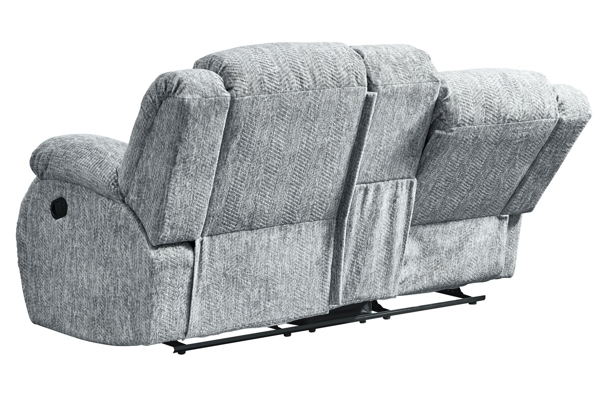 STONIC GREY CONSOLE RECLINING LOVESEAT