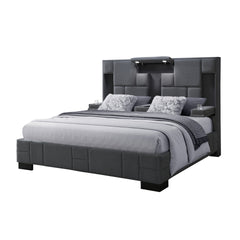 YARIS DARK GREY QUEEN BED
