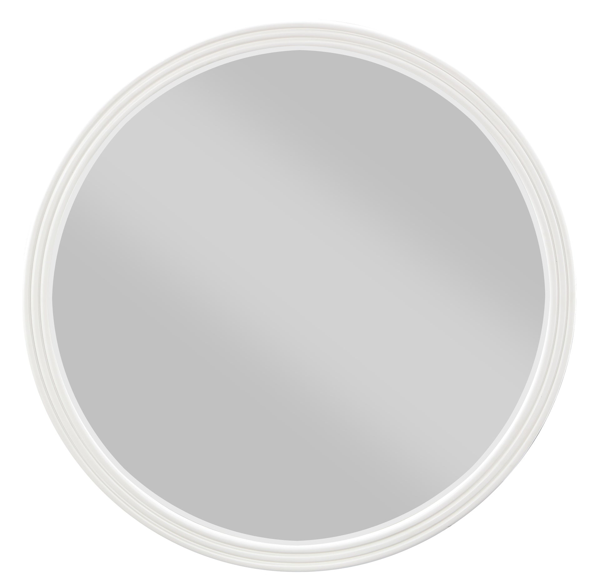 Carena Gray Round Mirror