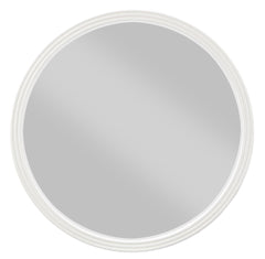 Carena Gray Round Mirror