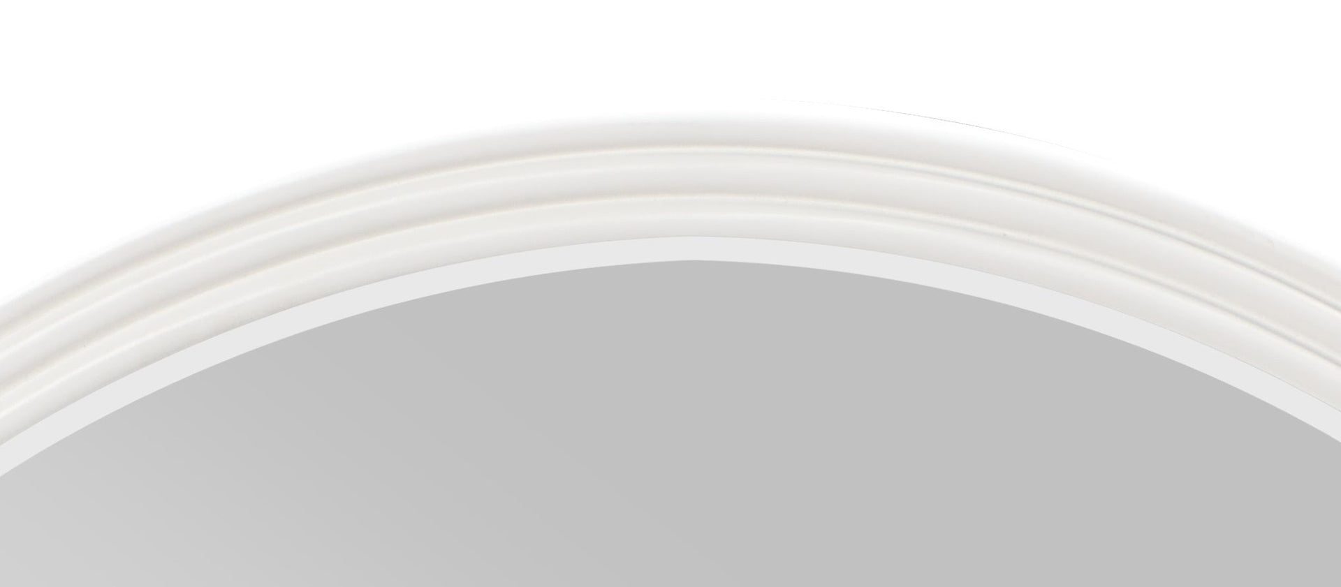 Carena Gray Round Mirror