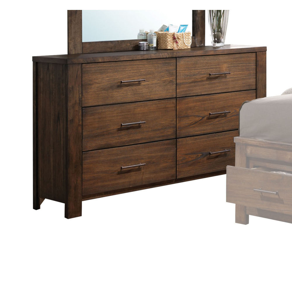 Merrilee Oak Finish Dresser