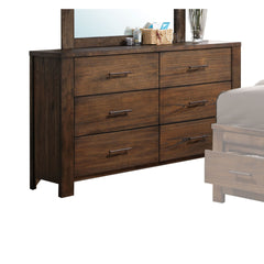 Merrilee Oak Finish Dresser