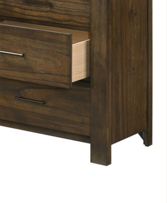 Merrilee Oak Finish Dresser
