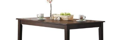 Cardiff Espresso Finish Dining Table
