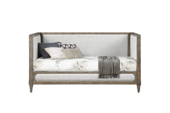 Artesia Tan Fabric & Salvaged Natural Finish Daybed (Twin)