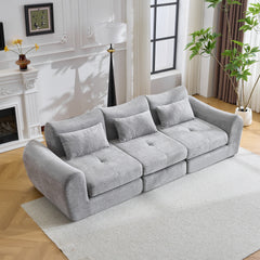 Modular Cloud Sofa, Convertible Folding Sofa Bed, Sectional Cushioned Sofa - Perfect for Living Room, Bedroom & Entertainment Space