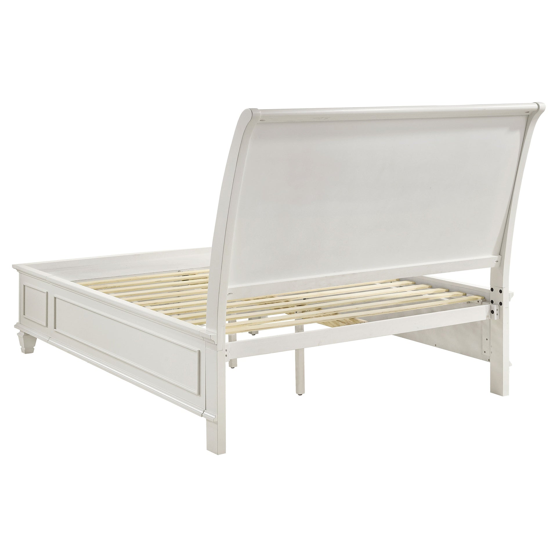 Fresnes Cream White 2-drawer Queen Bed