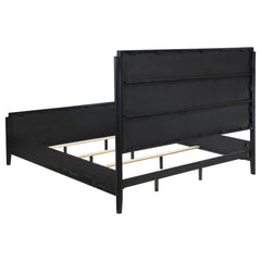 Mason Black Panel Bed