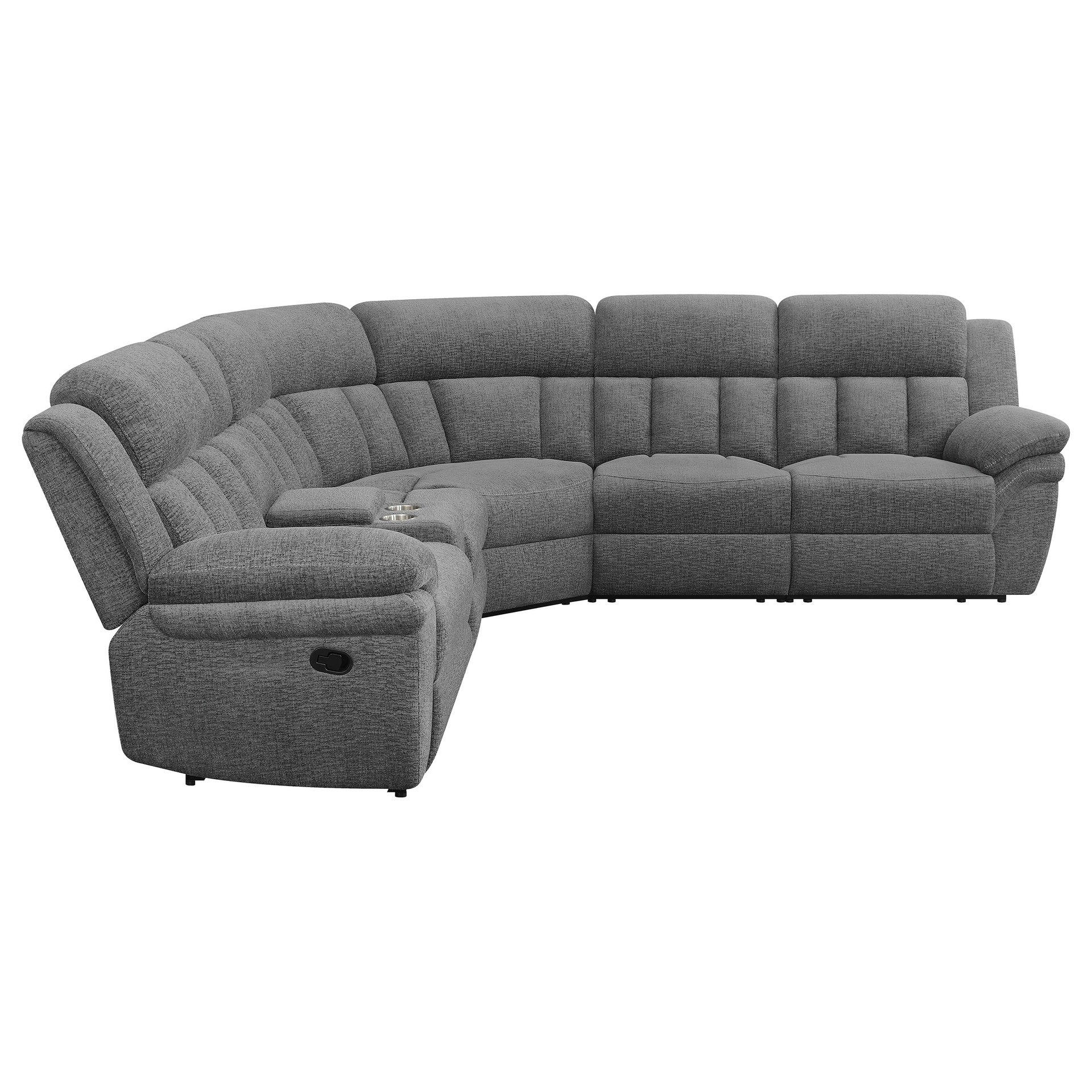 Divine Charcoal 6-piece Reclining Sectional Sofa