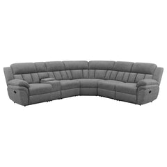 Divine Charcoal 6-piece Reclining Sectional Sofa