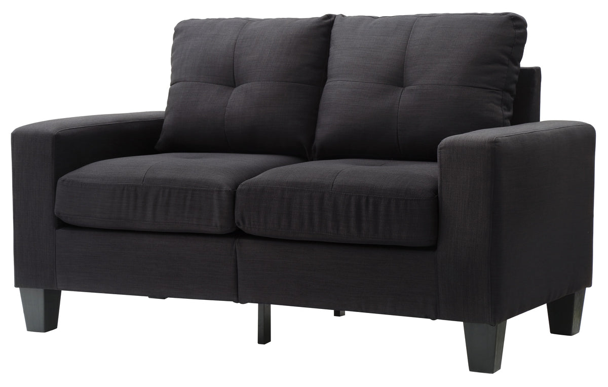 Newbury G475A-L Modular Loveseat , BLACK