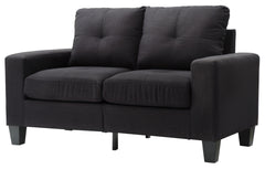 Newbury G475A-L Modular Loveseat , BLACK