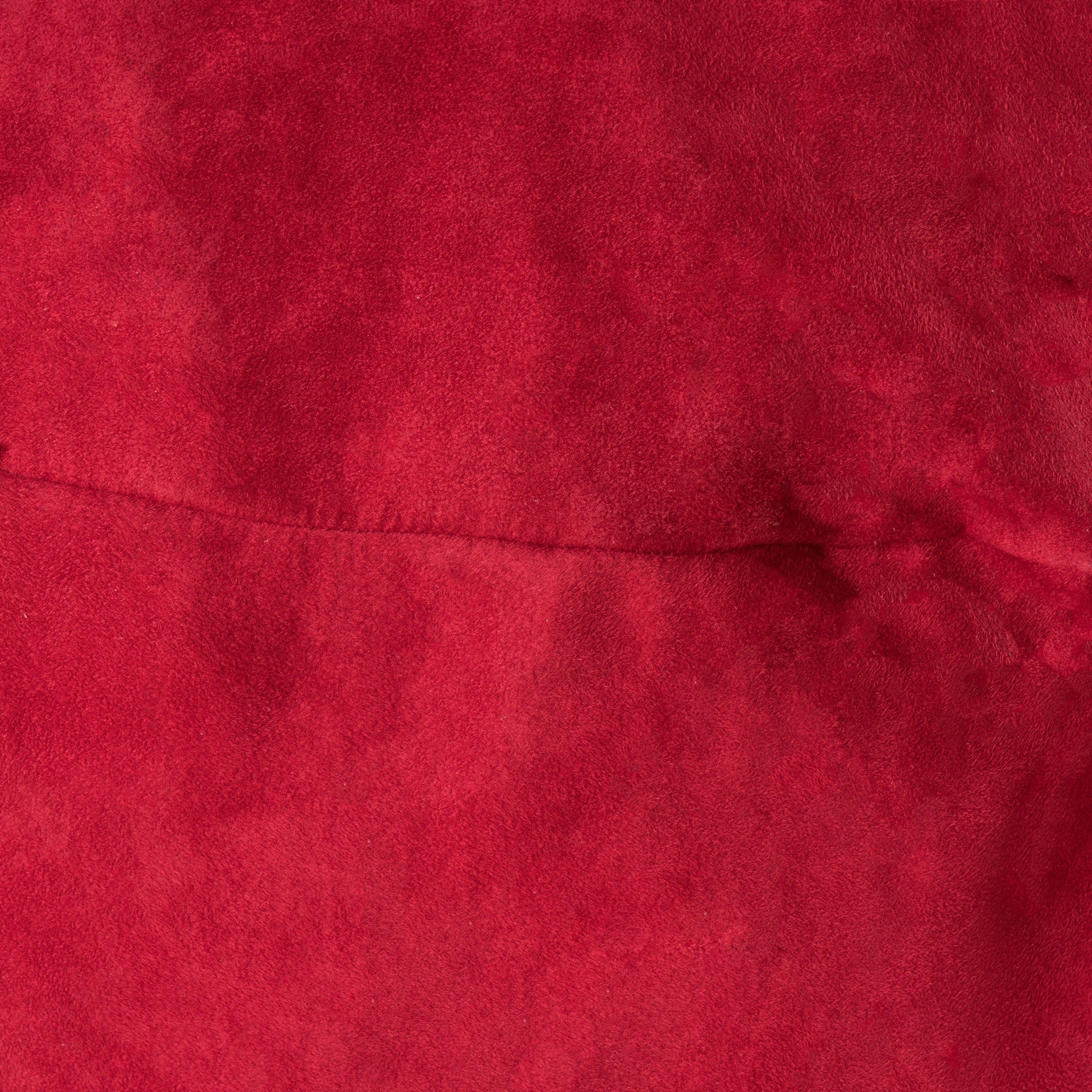 Michael 4 Foot Cylindrical Suede Bean Bag, Red