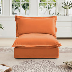 Koala Armless Sofa - Orange