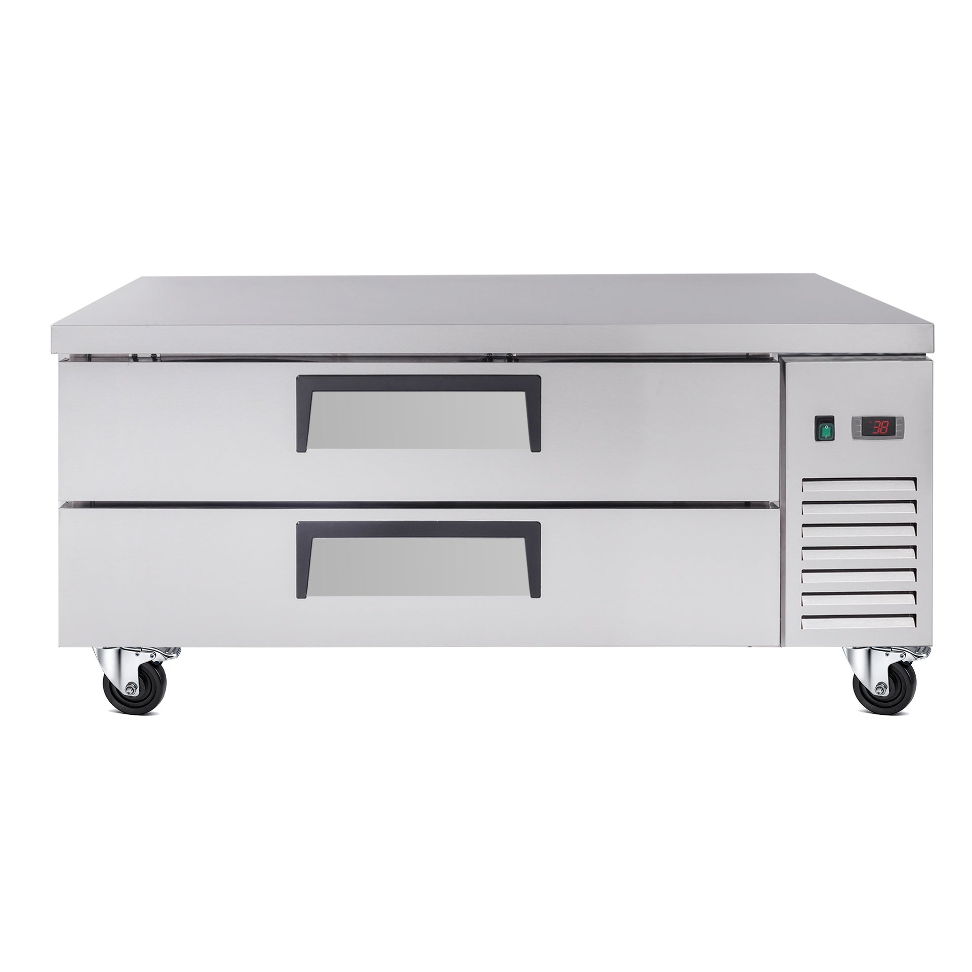 52 " Refrigerated Chef Base 2 Drawer Undercounter Refrigerator 10.5 Cu Ft 33 41F Ventilated Cooling R290 ETL DOE