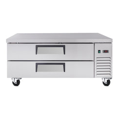 52 " Refrigerated Chef Base 2 Drawer Undercounter Refrigerator 10.5 Cu Ft 33 41F Ventilated Cooling R290 ETL DOE