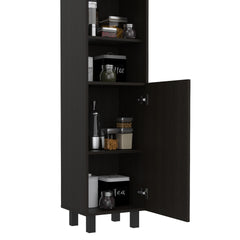 2-Shelf Rectangle Pantry Cabinet Wenge
