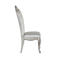 Cream and Golden Ivory Tufted Side Chairs (Set of 2)