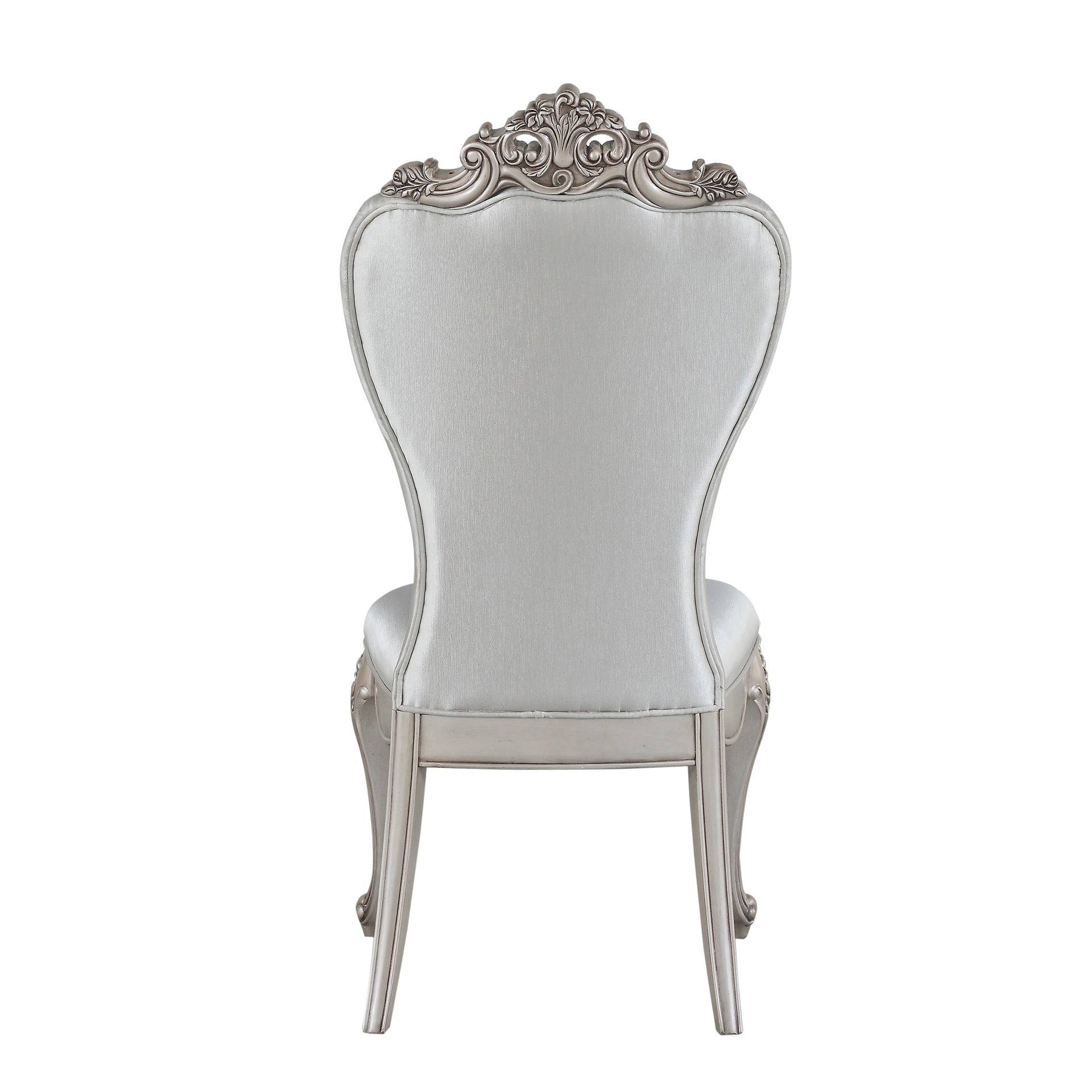 Cream and Golden Ivory Tufted Side Chairs (Set of 2)