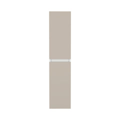 High Two-Door Wall Cabinet With Interior Shelf Vertical Storage, White