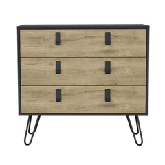 Huna Hairpin Legs Dresser with 3-Drawer Storage