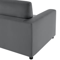 Caylie Modern Armchair - Charcoal