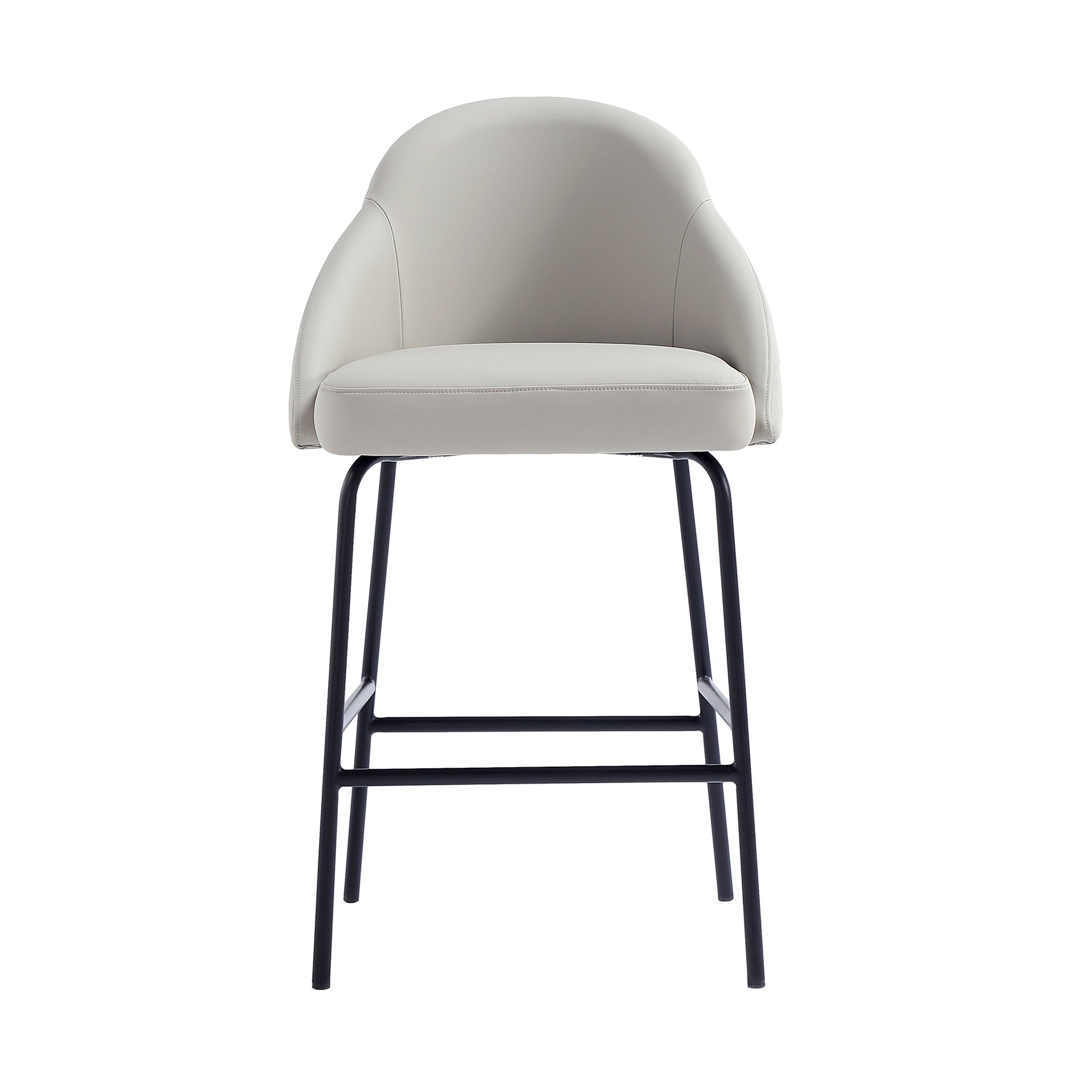 Counter Stool in Stone Gray and Black