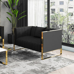 Loveseat in Black