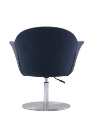 Swivel Lounge Chair in Smokey Blue