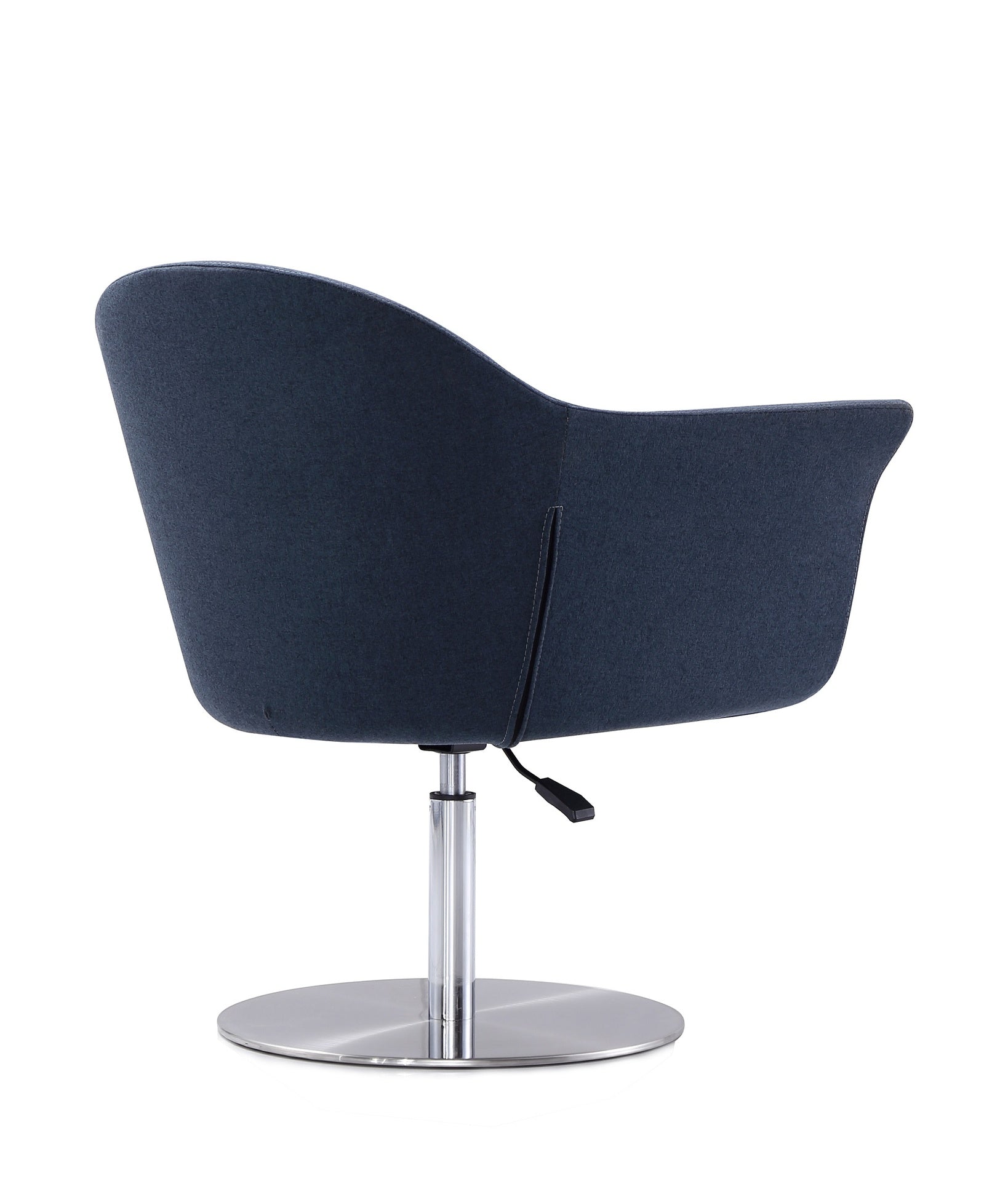 Swivel Lounge Chair in Smokey Blue