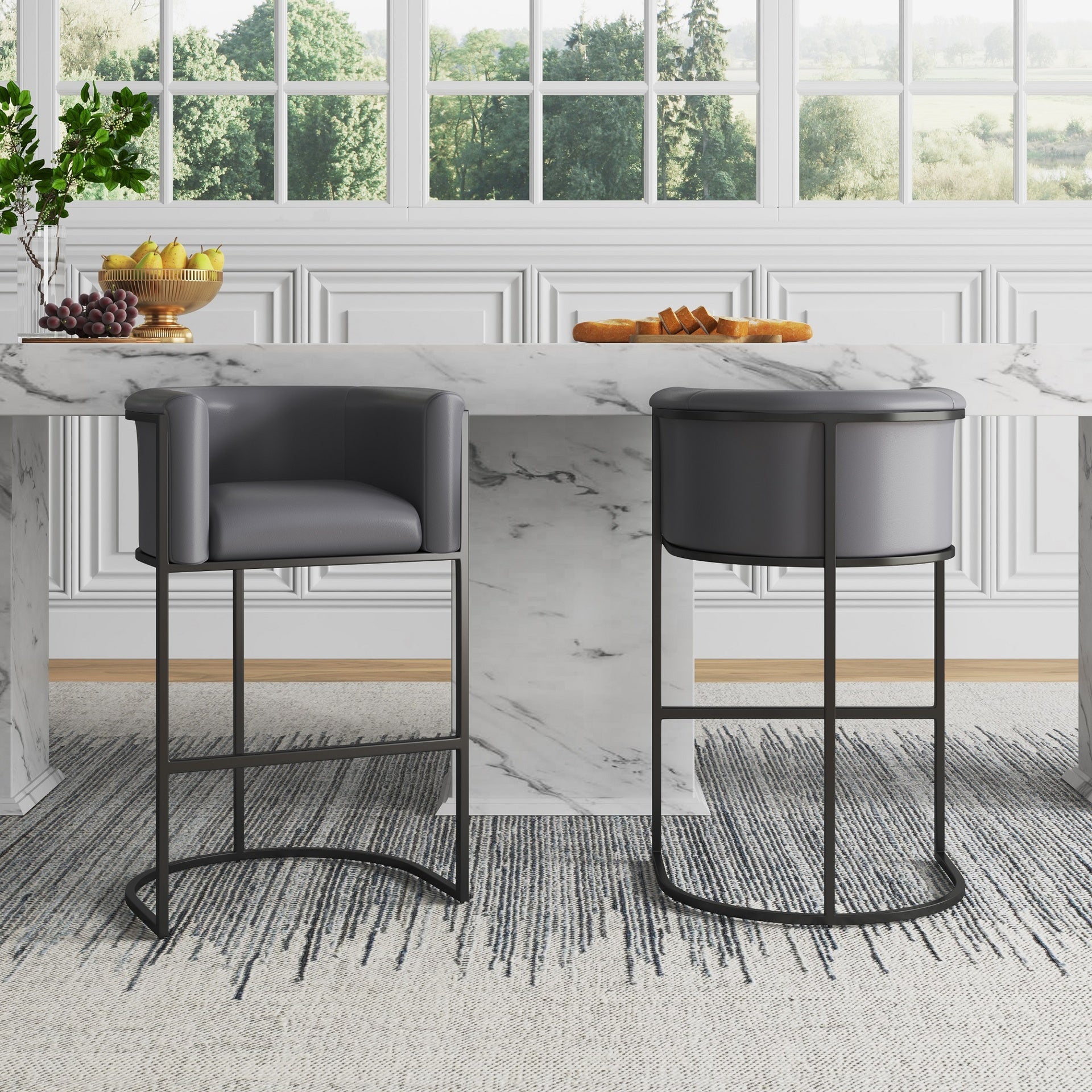 Barstool in Gray