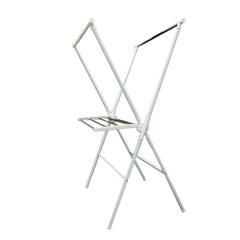 51" Tall adjustable Folding Laundry Drying Rack, White
