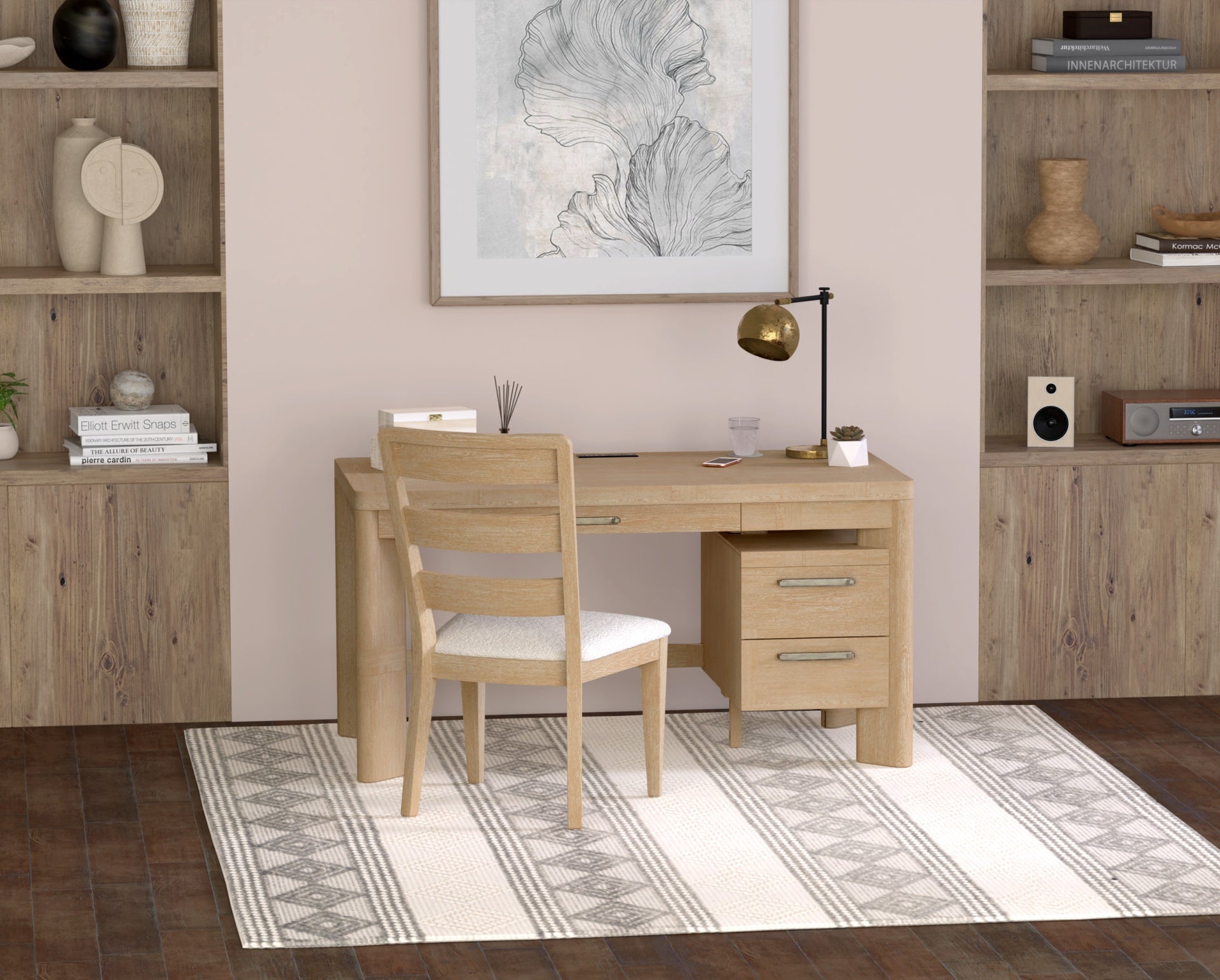 Tan Desk
