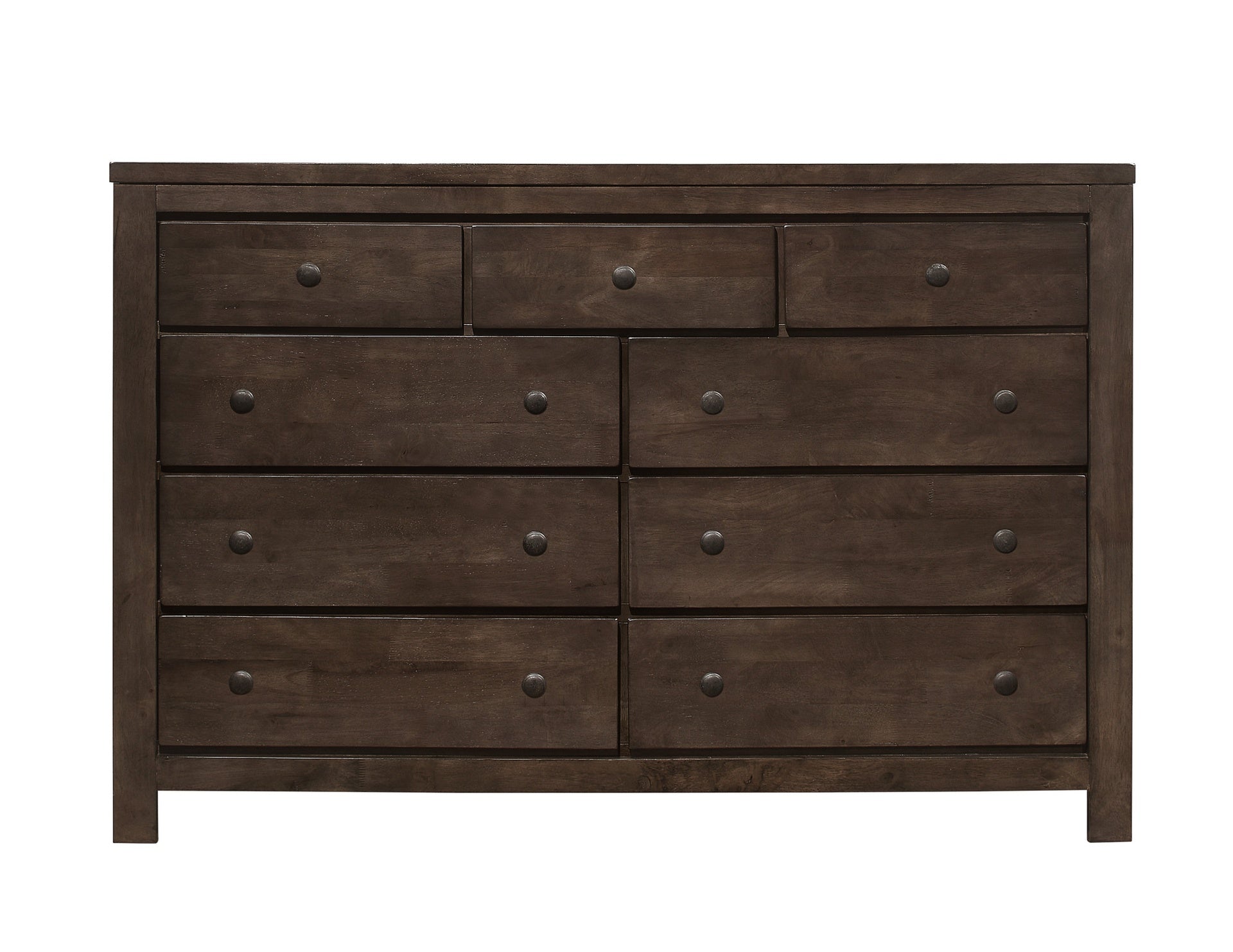 Brown 9-Drawer Dresser