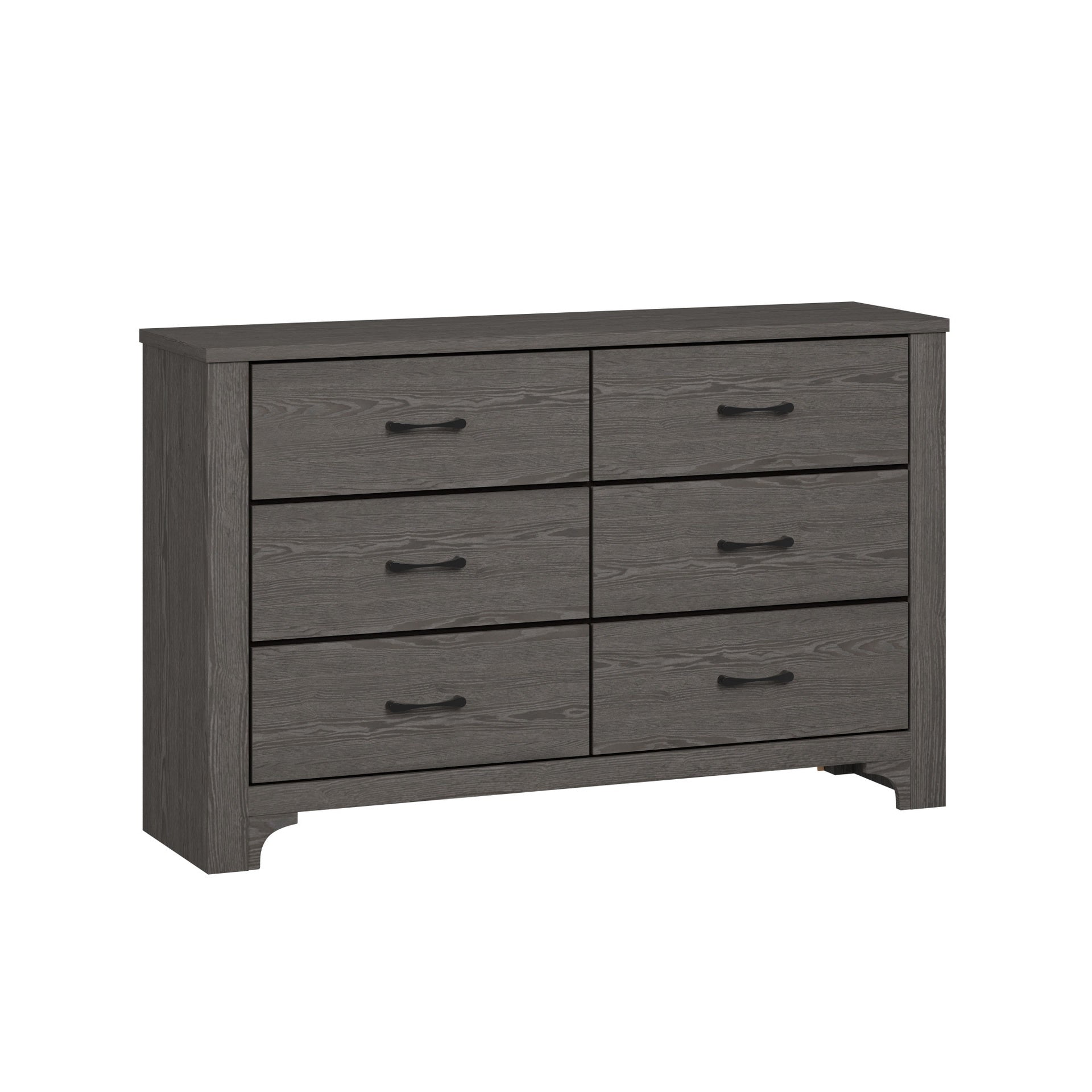 Brown 6-Drawer Dresser