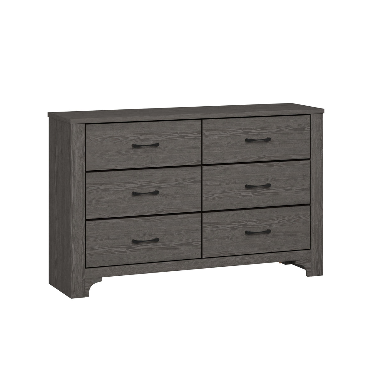 Brown 6-Drawer Dresser