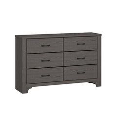 Brown 6-Drawer Dresser