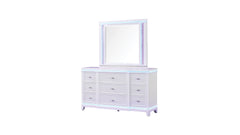 Opium Mirror in Milky White (INCLUDES ONLY MIRROR) same as B009127710 (CA inventory)